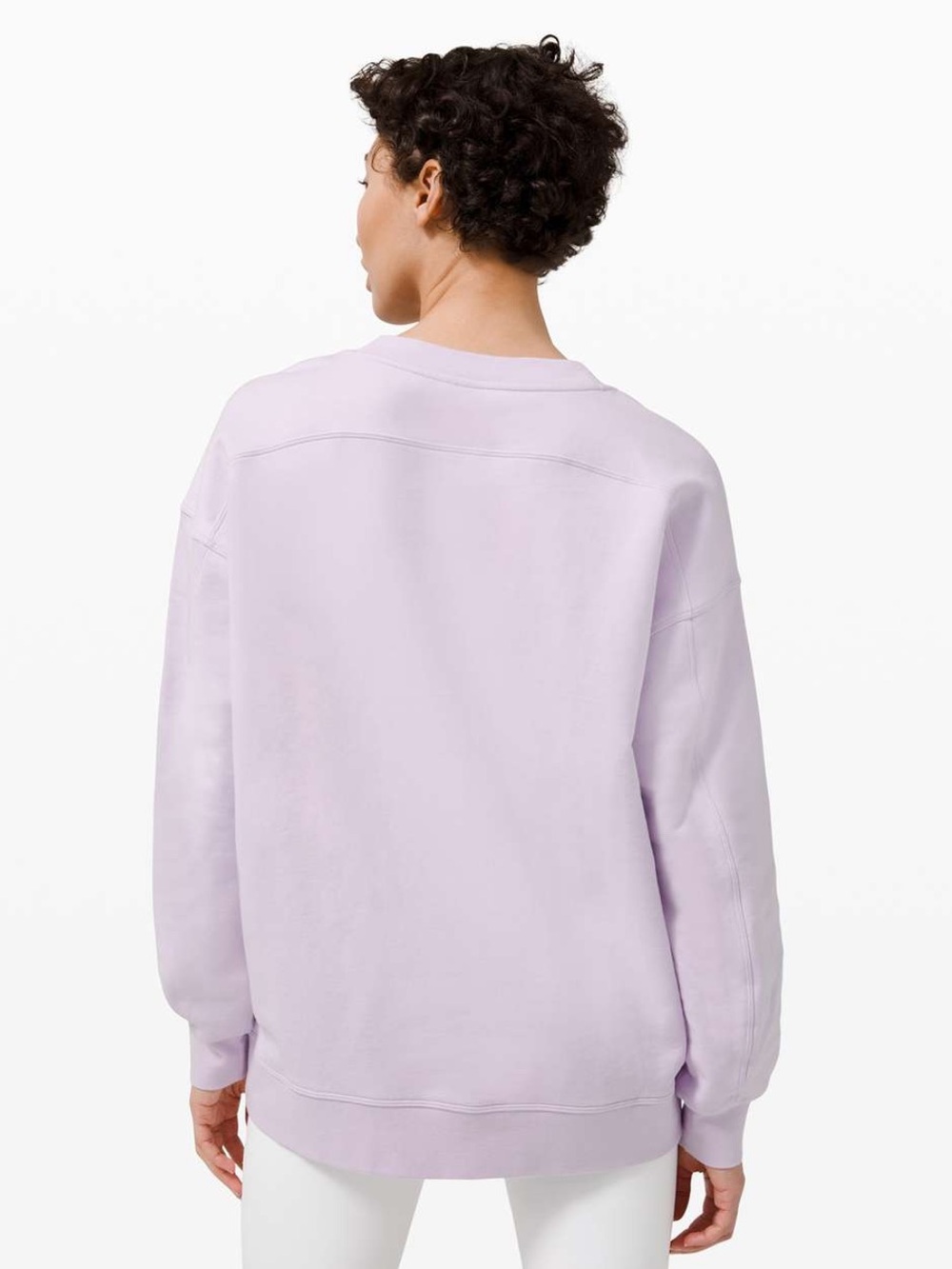 LULULEMON Perfectly Oversized Crew Lavender Dew Size XS